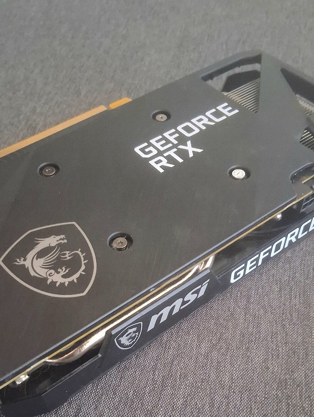 MSI Black Dual-Fan GPU Graphics Card